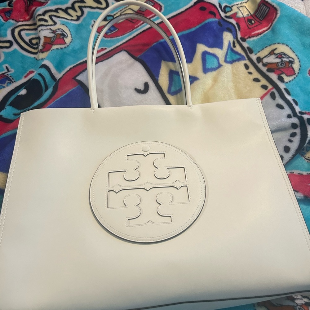 Tory Burch Ivory Tote Bag